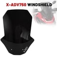 thumbnail image 2 of Black Motorcycle Windscreen Windshield Fit for Honda X-ADV750 XADV 750 2017- 2020 X-ADV 750 2018 201, 2 of 5