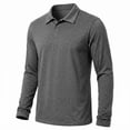 thumbnail image 7 of Iceglad Polo Shirts for Men Long Sleeve Soft Cotton Collared Shirt, 7 of 7
