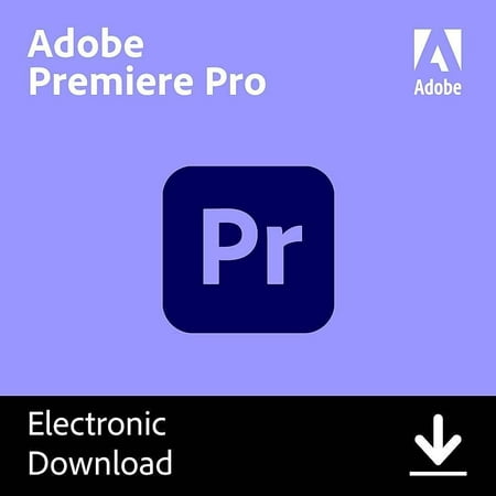 Adobe Premiere Pro | 1 Year Subscription, 1 User | Multiple Platforms [Digital Download]