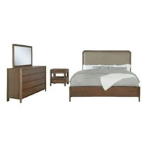 Maderia 4-piece Queen Bedroom Set Walnut