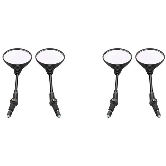 4X Universal Motorcycle Folding Mirror Motorbike Street Bike Side Mirrors Rearview Scooter Mirror 8/10mm