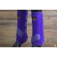thumbnail image 2 of Medium Hilason Horse Medicine Sports Boots Front Leg Purple, 2 of 3