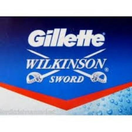 100 X Double Edge Safety Razor Blades, Double edge blade technology. PTFE coating reduces friction during the shave. By Wilkinson