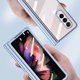 thumbnail image 2 of Clear Case With S Pen Holder Compatible With Samsung Galaxy Z Fold 3 5g, 360 Full Protection Pc Shockproof Cover, 2 of 5