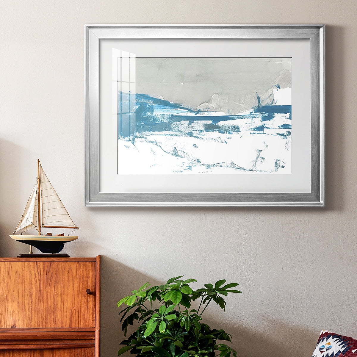 Meta Land I Premium Framed Print - Ready to Hang