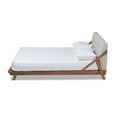 thumbnail image 3 of Allora Rubberwood Light Beige Platform Bed Rectangular 80.7"W x 88.8"D Unassembled, 3 of 9