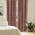 thumbnail image 2 of Ambesonne Retro Curtains, Colorful Image, Pair of 28"x84", Multicolor, 2 of 5