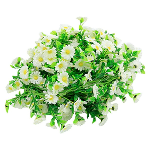 Guirnalda de Luces de Ratán con Flores Artificiales | Lámpara de Cobre con Hojas y Flores Artificiales | Luz Led Decorativa Flexible de Color Blanco Cálido | Adorno para Bodas, Fiestas, Hogar y Tiend