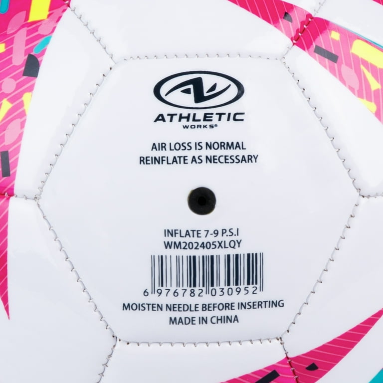 Athletic Works Size 4 Soccer Ball, Pink - Walmart.com Athletic Works Size 4 Soccer Ball, Pink - Walmart.com