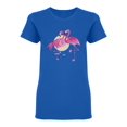 thumbnail image 1 of Cute Flamingo Couple Shaped Tee Women's -Image by Shutterstock, 1 of 2