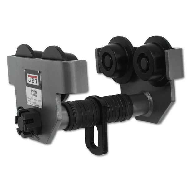 Jet PT Series Plain Trolley, 1 Ton, 3" 8" Beam Width