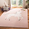 thumbnail image 1 of Safavieh Carousel Kids Dalach Unicorn Area Rug, 1 of 6