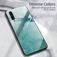 thumbnail image 2 of Galaxy A50 Case (6.4"), Allytech Protective Marble Texture Tempered Glass + TPU Back Cover Shock-Absorbing Bumper Anti-scratch Back Cover Case for Samsung Galaxy A50, Marble, 2 of 2