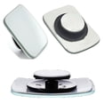 thumbnail image 5 of Enhanced Safety Rectangle Blind Spot Mirror HD Glass Convex Lens Set of 2, 5 of 9
