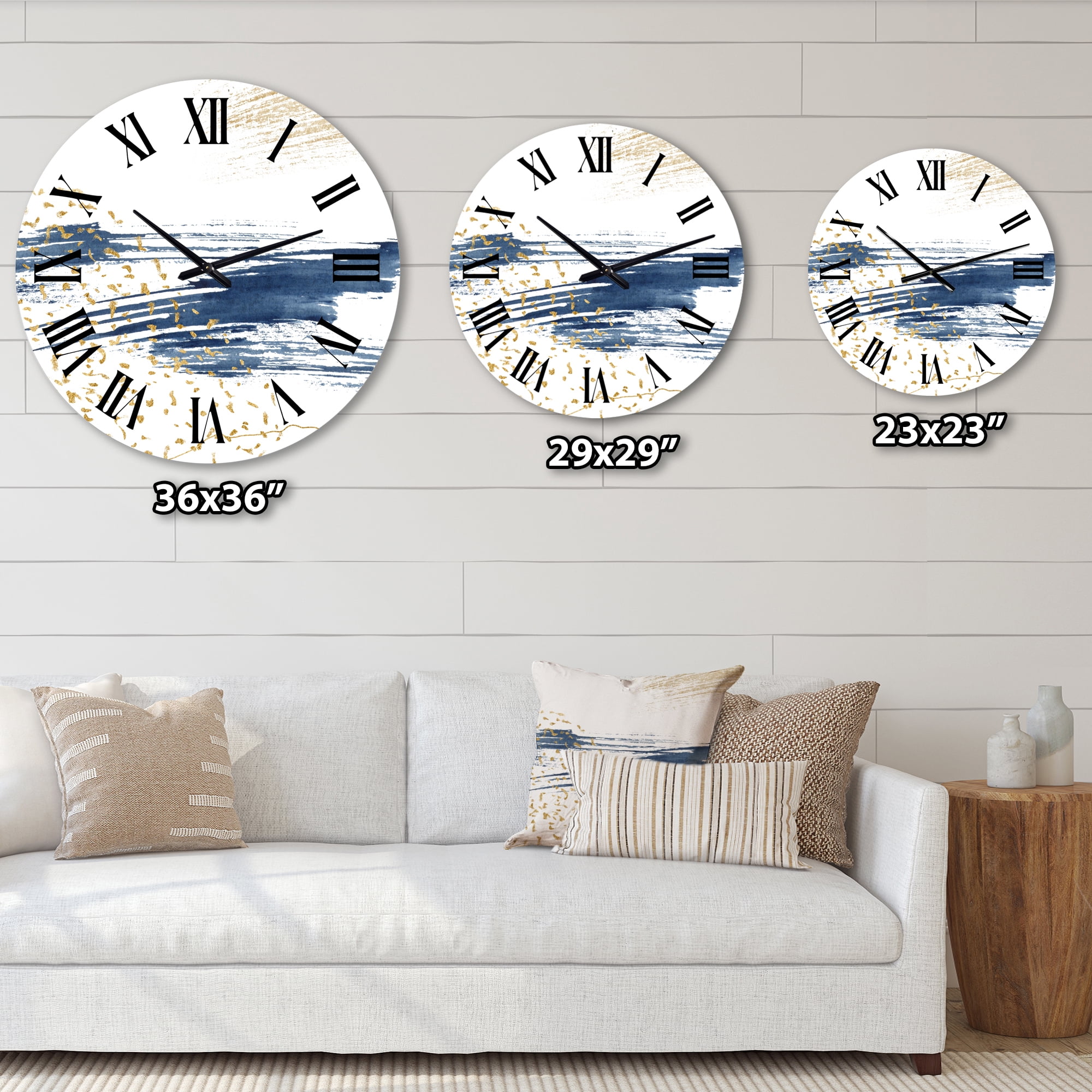Designart 1 in Quartz Modern/Contemporary Wall Clock