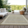 thumbnail image 6 of Addison Rugs Chantille Indoor/Outdoor Transitional Stripes Brown Washable Rectangle Rug, 10' x 14', 6 of 6