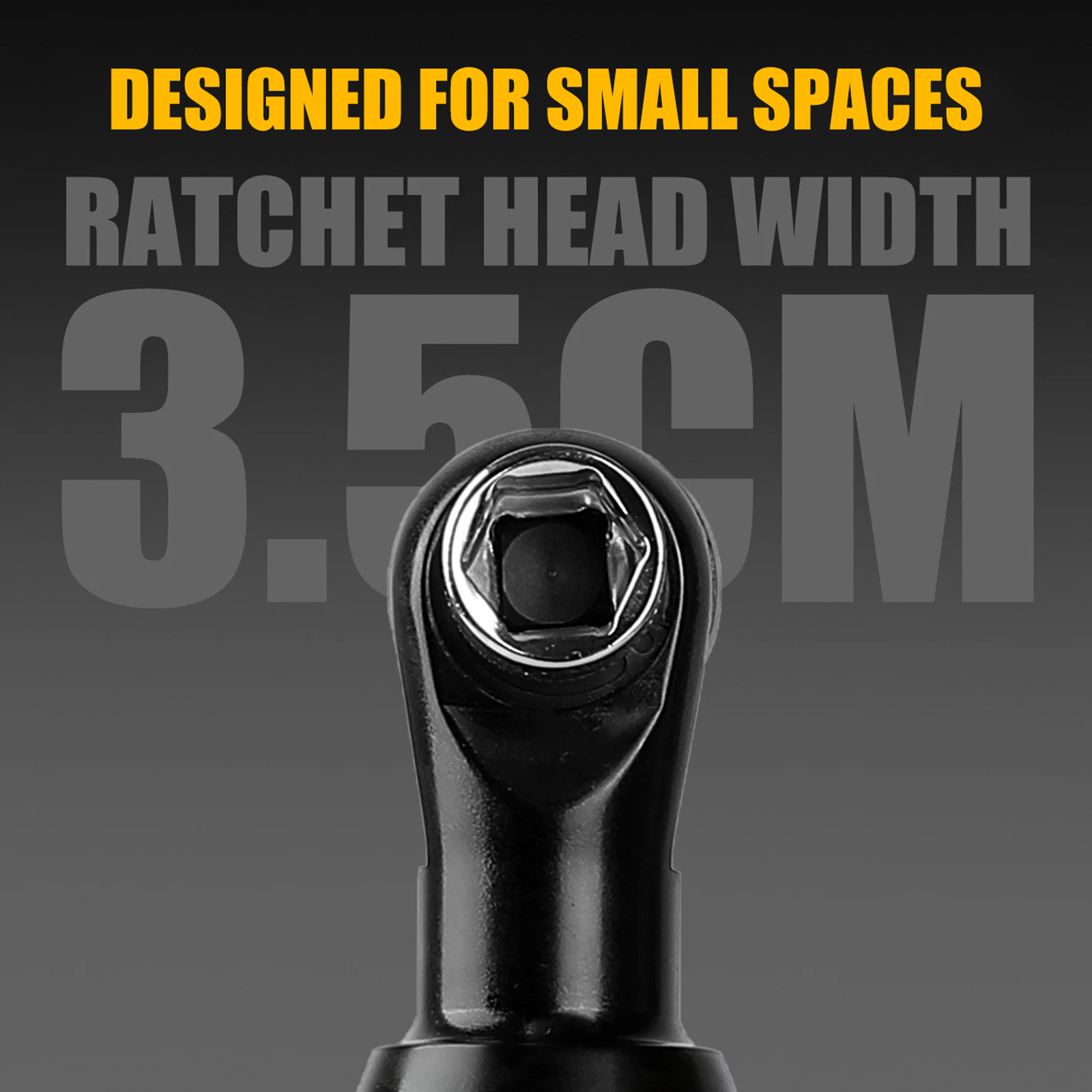 iMesheban 21V Electric Cordless Ratchet 3/8" &1/4" Right Angle Wrench Impact Power Tool w/2 Battery