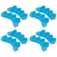 thumbnail image 2 of 4 pares de separadores de dedos de gel de sílice para 2 dedos, corrección de juanetes, alivio del dolor, herramienta ortopédica, azul, tamaño promedio, 2 of 14