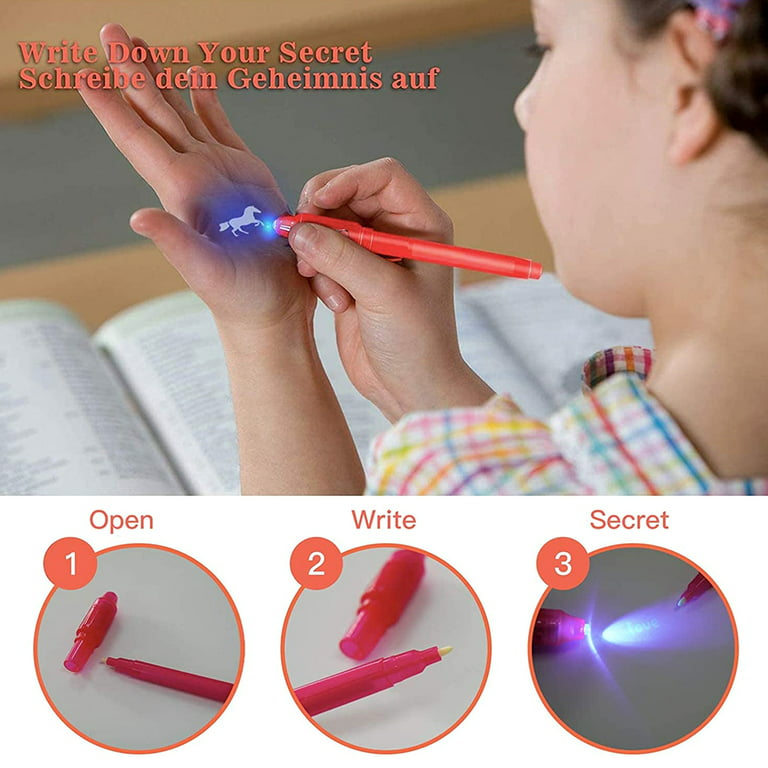 Luminous Light Invisible Highlighter Pen Drawing Secret Learning