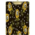 thumbnail image 1 of FMSHPON Sunflowers Skulls Clipboard Hardboard Wood Nursing Clip Board and Pull for Standard A4 Letter 13x9 inches, 1 of 7