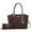 Chocolate, variant on MKF Collection Ivy Vegan Leather Women’s Tote Bag & Wallet, Elegant Shoulder Purse Handbag by Mia K - Navy