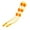 yellow, variant on Manual Back Massage Roller Rope, Hand Massager Ball Roller Fascia Roller Manual Massage Strap for Back Neck Shoulder Waist Leg