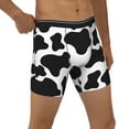 thumbnail image 4 of Mens Underwear, Cow Spots Pattern Mens Underwear Boxer Briefs, Soft Breathable Underwear Long Leg For Men, 4 of 8