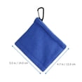 thumbnail image 2 of FUEENIRVA 1Set For Golf Equipment Microfiber Blue Rectangular Style Outdoor Golfing Tools, 2 of 7
