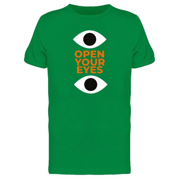 "Open Your Eyes" Tee Men's -Image by Shutterstock