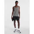thumbnail image 2 of Athletic Works Men's and Big Men's Tri-Blend Active Shorts, 7" Inseam, Sizes XS-5XB, 2 of 6