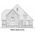 thumbnail image 2 of 015-1251: Luxury Narrow lot 3 Bed, 3 Bath Luxury Home Plan, 2148 Sq Ft: Full Blueprints with License to Build by Home Plan Marketplace - Lesuto, 2 of 8