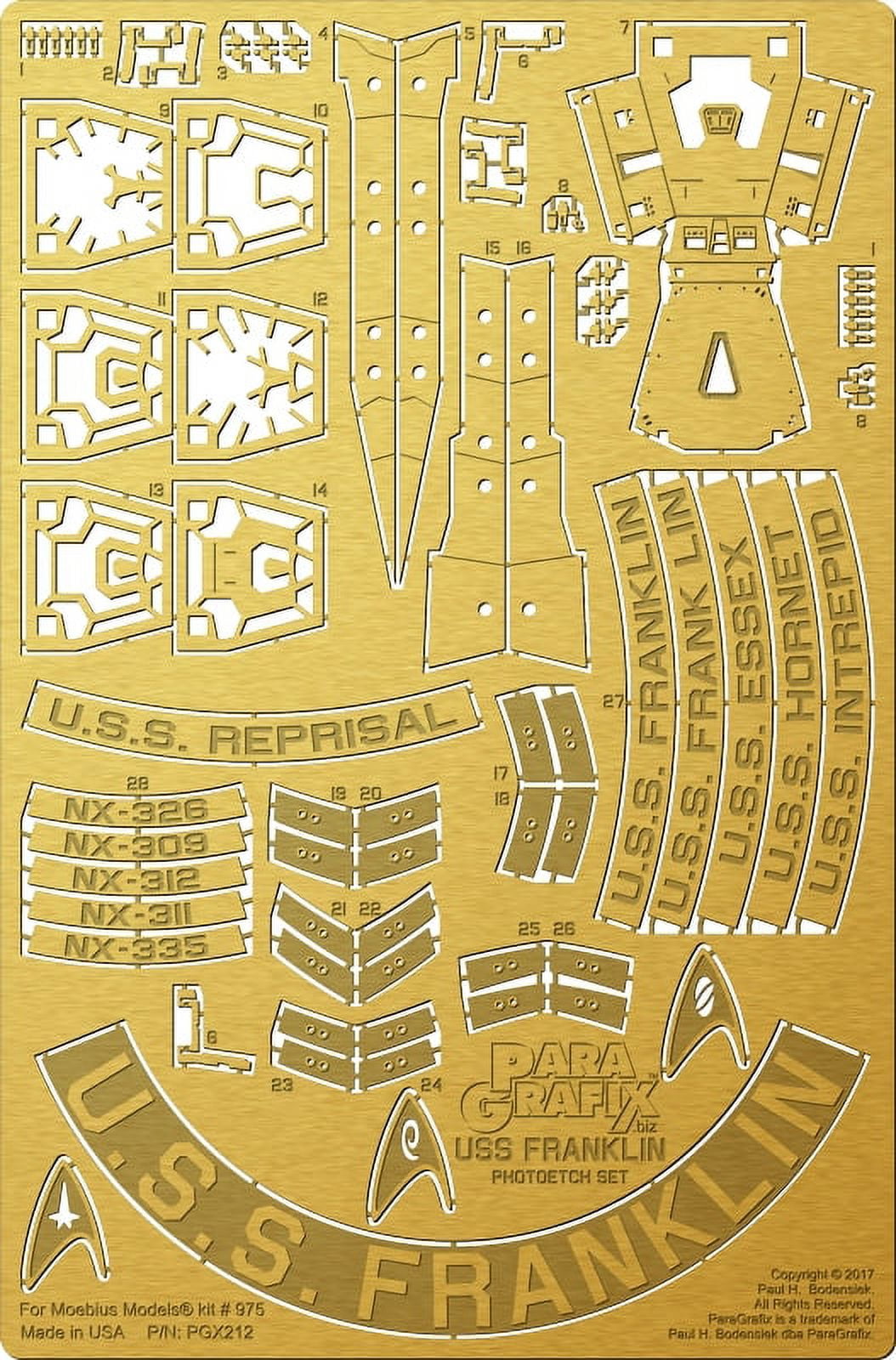 Star Wars - Fine Molds Millennium Falcon Photoetch Set 1:72 - PGX180
