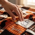 thumbnail image 5 of Aoznliie Halloween Blanket, Cozy Fleece Throw Blanket with Ghost Pumpkin Print, Lightweight Fall Blanket for Couch Sofa Bed Home Decor, 60x52in, 5 of 7
