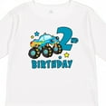 thumbnail image 4 of Inktastic 2nd Birthday Monster Truck Boys Long Sleeve Toddler T-Shirt, 4 of 5