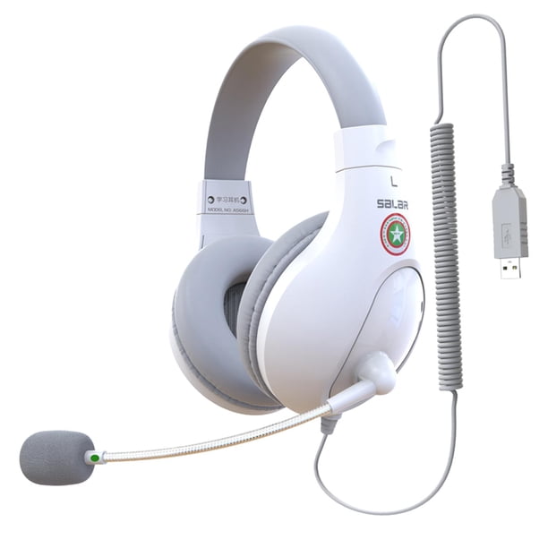 Auricures de estudiante cómo reutilizables para viajes de A566H USB bnco Baoblaze Auriculares para estudiantes