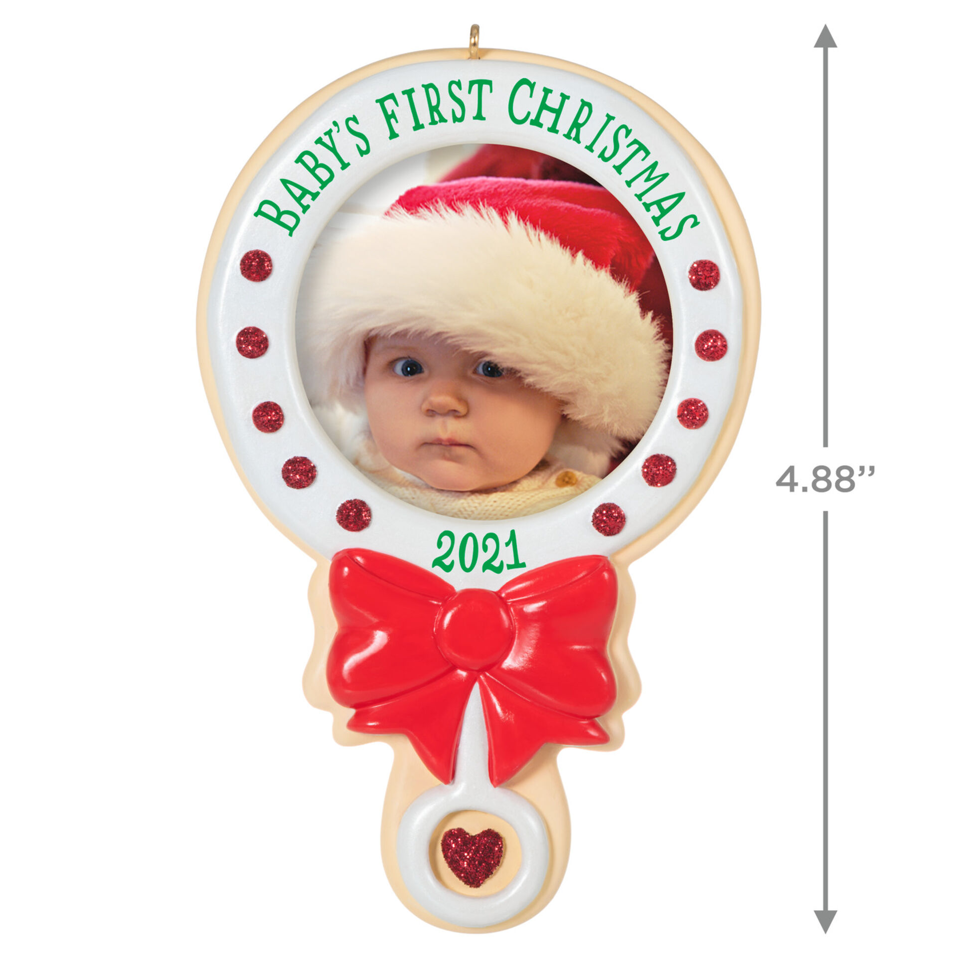 2022 Christmas Frame Ornament Hallmark Hallmark Qgo2192 Baby's First Christmas Photo Frame 2021 Ornament -  Walmart.com