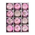 thumbnail image 4 of 12 bolas navideñas de 6 cm, bolas de colores, bolas de plástico galvanizado para colgar en el árbol, suministros para manualidades navideñas, decoración colgante para fiestas navideñas, 4 of 5