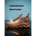 thumbnail image 4 of Men's Lightweight Running Shoes Slip On Athletic Walking Sneakers, 4 of 14