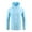 Blue, variant on Sun Protection Hoodie for Mens Summer UPF 50+ Long Sleeve Shirts Front Zipper Athletic Stretch Sun-Protective Clothing Quick Dry Ultra Soft Textured Blouses Going Out Fishing Golf Gym Outfits