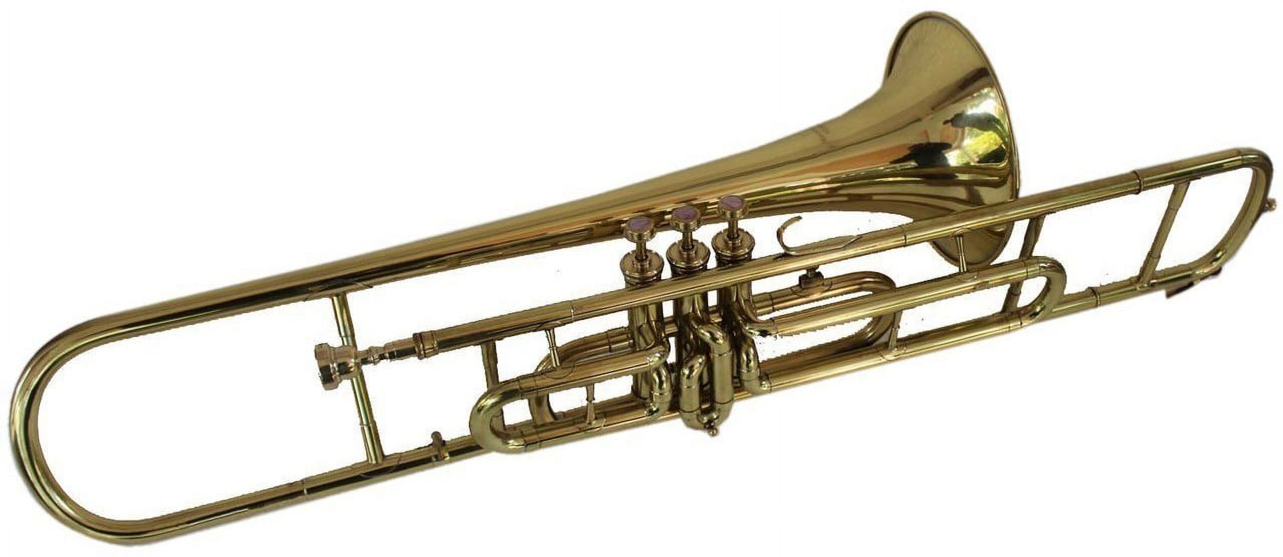 SHREYAS CHRISTMAS-05 TROMBONE BRASS MADE Bb PITCH WITH FREE CASE + MP
