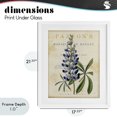 thumbnail image 4 of Stupell Industries Cottage Natural Botany Lupine White Framed Print Under Glass, 17 x 21, by Susan Arnot, 4 of 8
