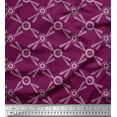 thumbnail image 1 of Soimoi Cotton Voile Fabric Dots & Circle Geometric Printed Fabric 1 Yard 42 Inch Wide, 1 of 3