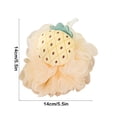 thumbnail image 3 of Lilixerw Shower Bath Sponge Ball Fruit Hanging Foaming Bath Ball Soft Shower Loofahs Balls Creatives Bath Ball for Body Wash Men Women Bathroom Accessories, 3 of 6