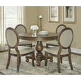 thumbnail image 5 of Lenoir Dining Chair, Set of 2, Wire-Brushed Brown, 5 of 7