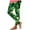 1-Green, variant on Green Women's Yoga Pants St. Patrick's Day Patterns Pants Elastic Waist Vacation Tights Trousers Sports Outwear