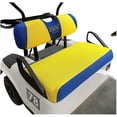 thumbnail image 3 of 10L0L Golf Cart Seat Cover Washable Mesh Bench Seat Cover Fits Most of EZGO TXT RXV Club Car DS-Yellow Beige, 3 of 7