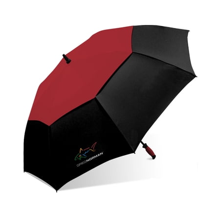 Greg Norman 62 In. Double canopy auto open golf umbrella