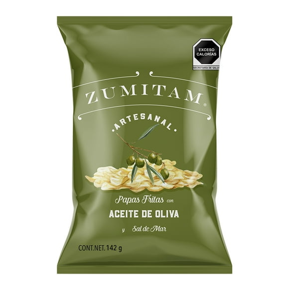 Papas fritas Zumitam con aceite de oliva y sal de mar 142 g