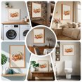 thumbnail image 6 of Ships Next Day Canvas Wall Art 10"x10", Orange Pumpkin Wood Framed Canvas Print Painting, Autumn Maple Leaf Thanksgiving Farm Ready to Hang Small Picture Wall Decor for Home Kitchen Nursery Office, 6 of 9