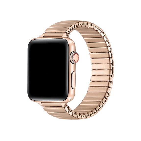 Posh Tech Slink Skinny Elastic Stainless Steel Band Compatible for Apple Watch